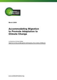 Acommodating Migration to Promote Adaptation to Climate Change